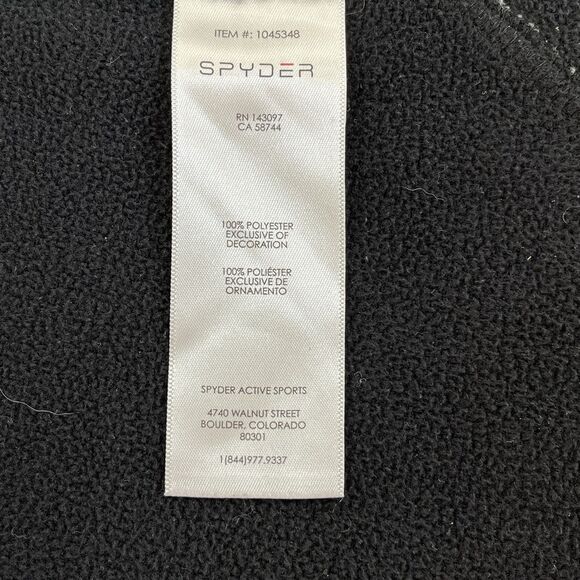 Wm's Grey SPYDER Sports Endur Knit Jacket Full Zip Fleece Lined Mock Neck Sz S‎ - Picture 15 of 16